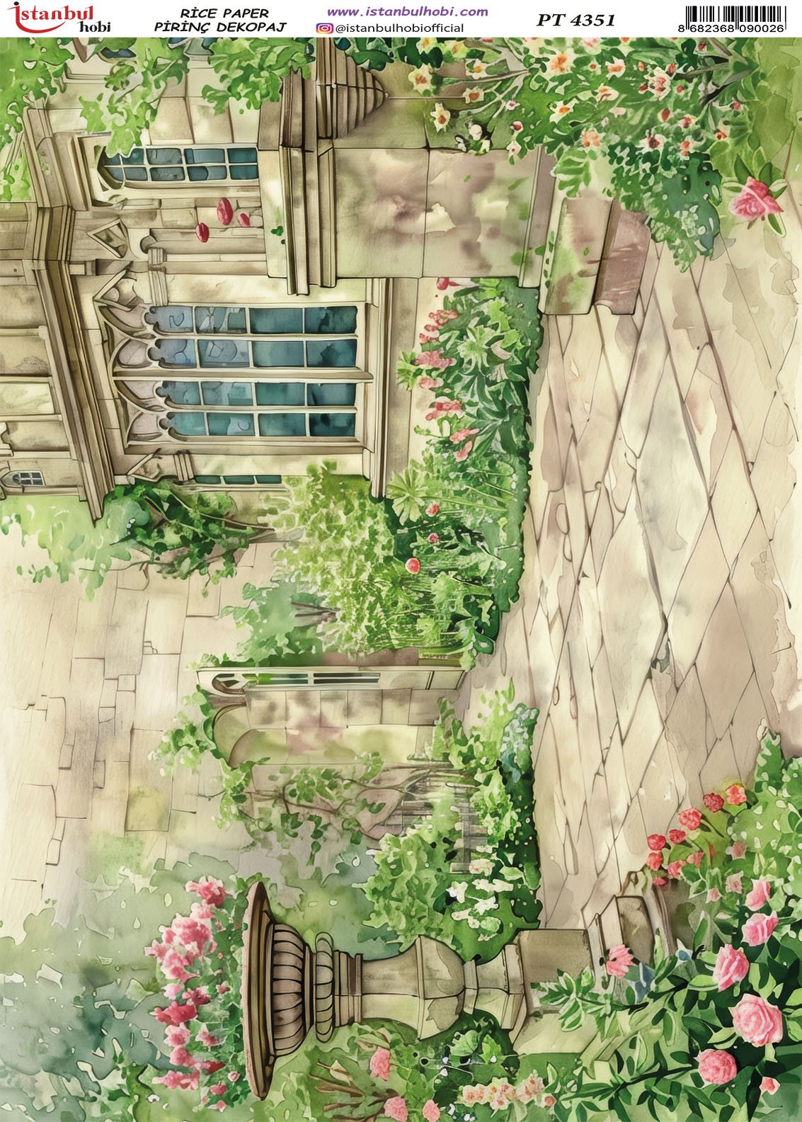 Pirinç Dekopaj Kağıdı 30x42cm PT-4351