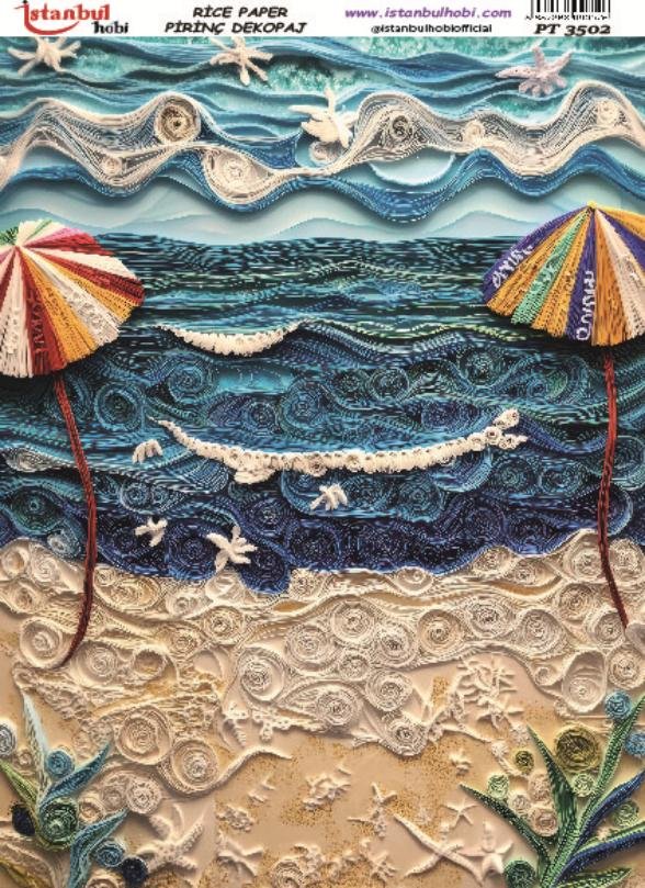 Pirinç Dekopaj Kağıdı 30x42cm PT-3502