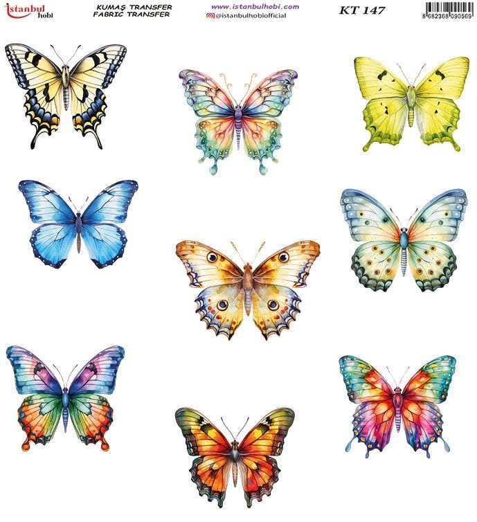 Kumaş Transfer Kağıdı 20x20cm KT-147