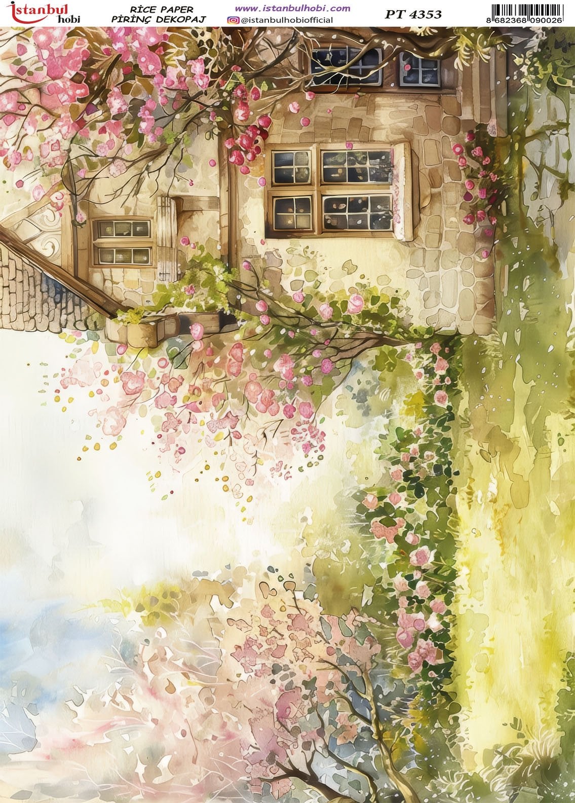 Pirinç Dekopaj Kağıdı 30x42cm PT-4353