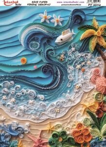 Pirinç Dekopaj Kağıdı 30x42cm PT-3504