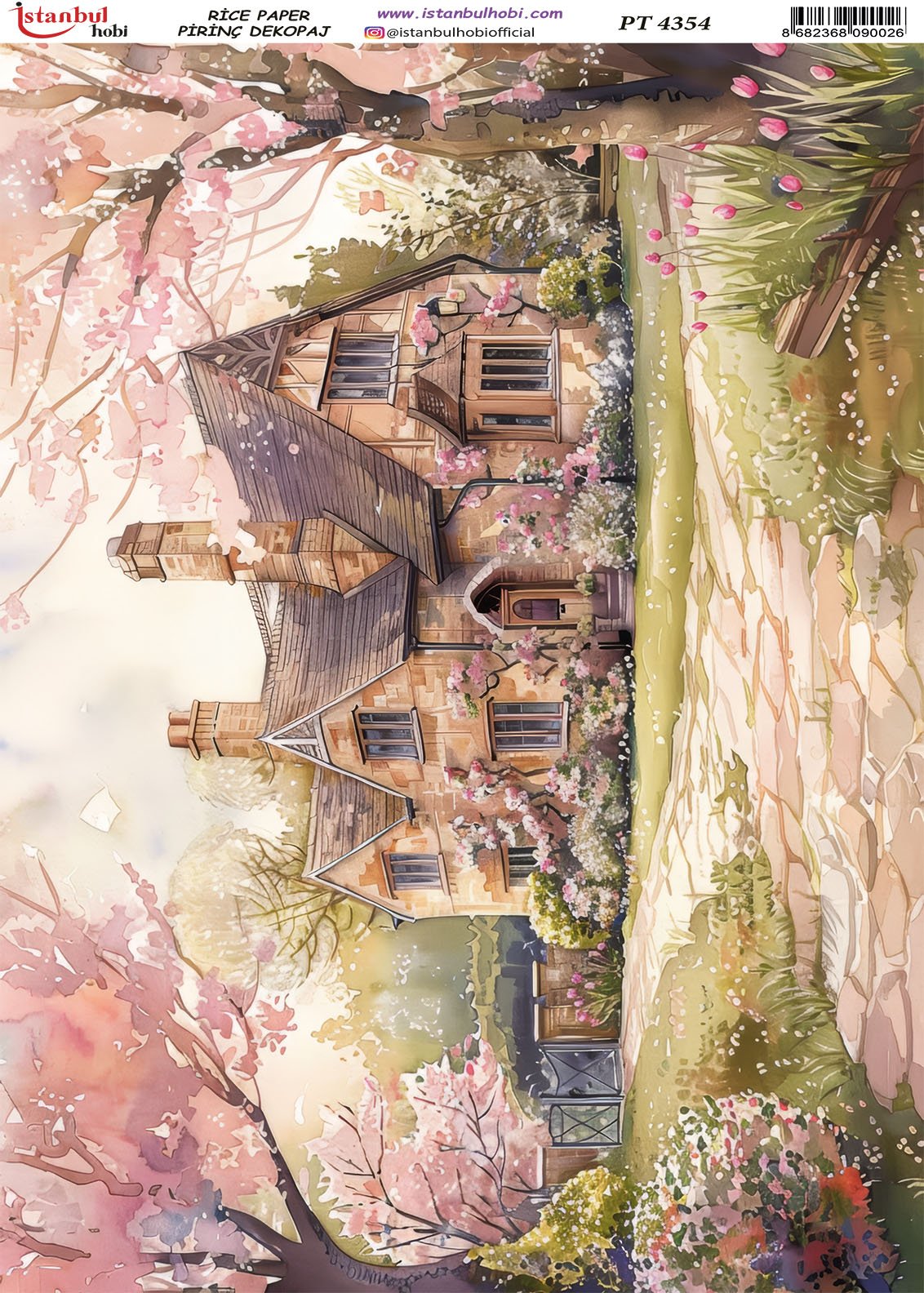 Pirinç Dekopaj Kağıdı 30x42cm PT-4354