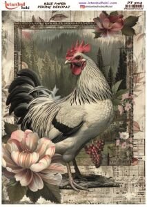 Pirinç Dekopaj Kağıdı 30x42cm PT-504