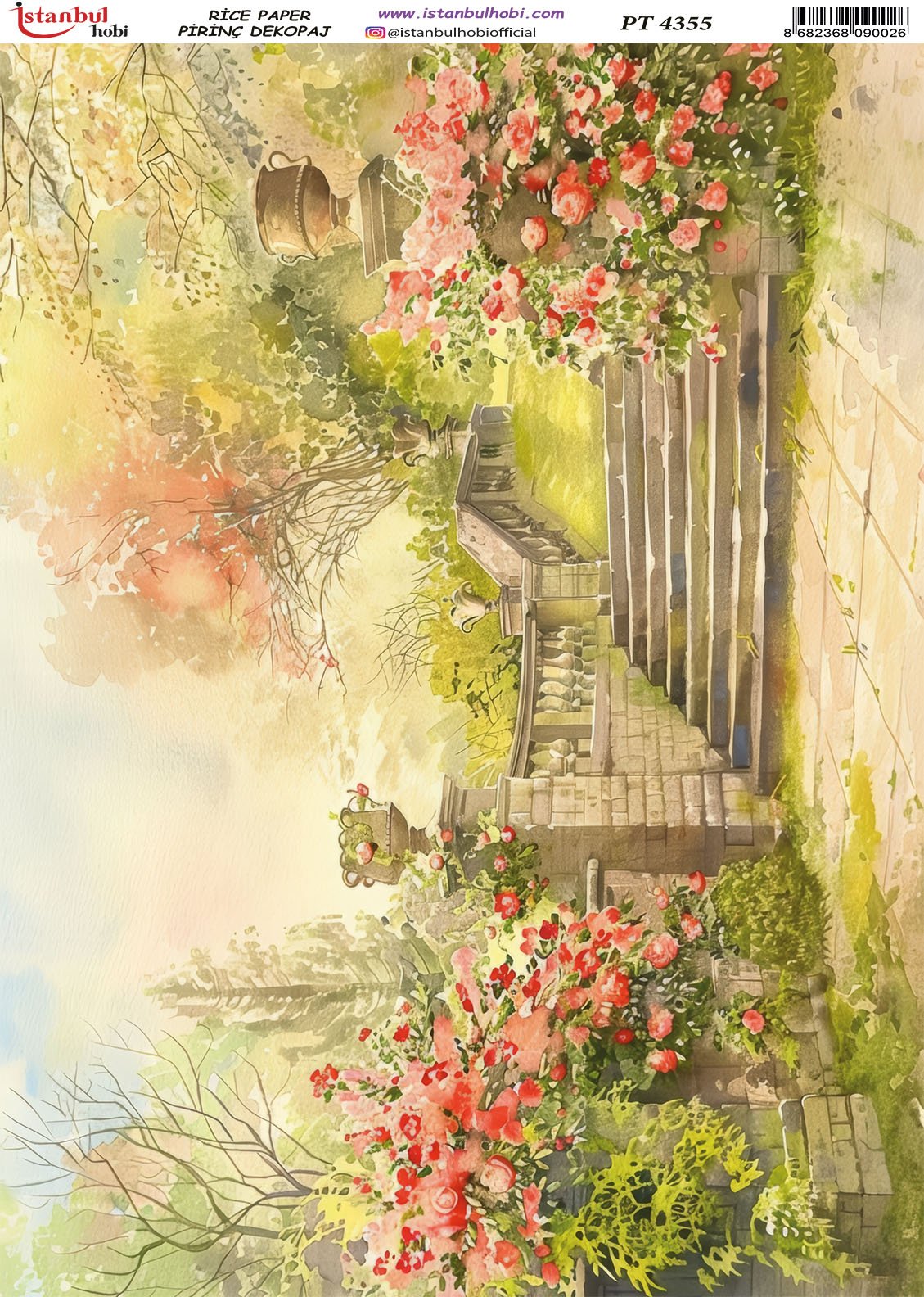 Pirinç Dekopaj Kağıdı 30x42cm PT-4355