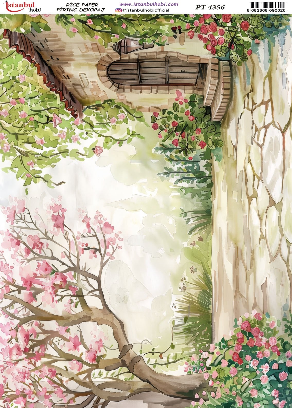 Pirinç Dekopaj Kağıdı 30x42cm PT-4356