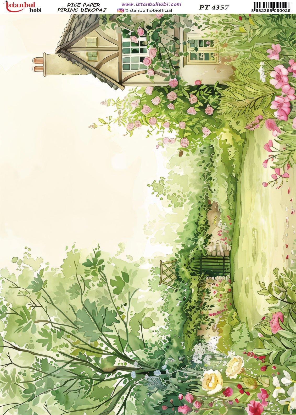 Pirinç Dekopaj Kağıdı 30x42cm PT-4357