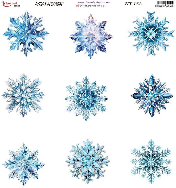 Kumaş Transfer Kağıdı 20x20cm KT-152