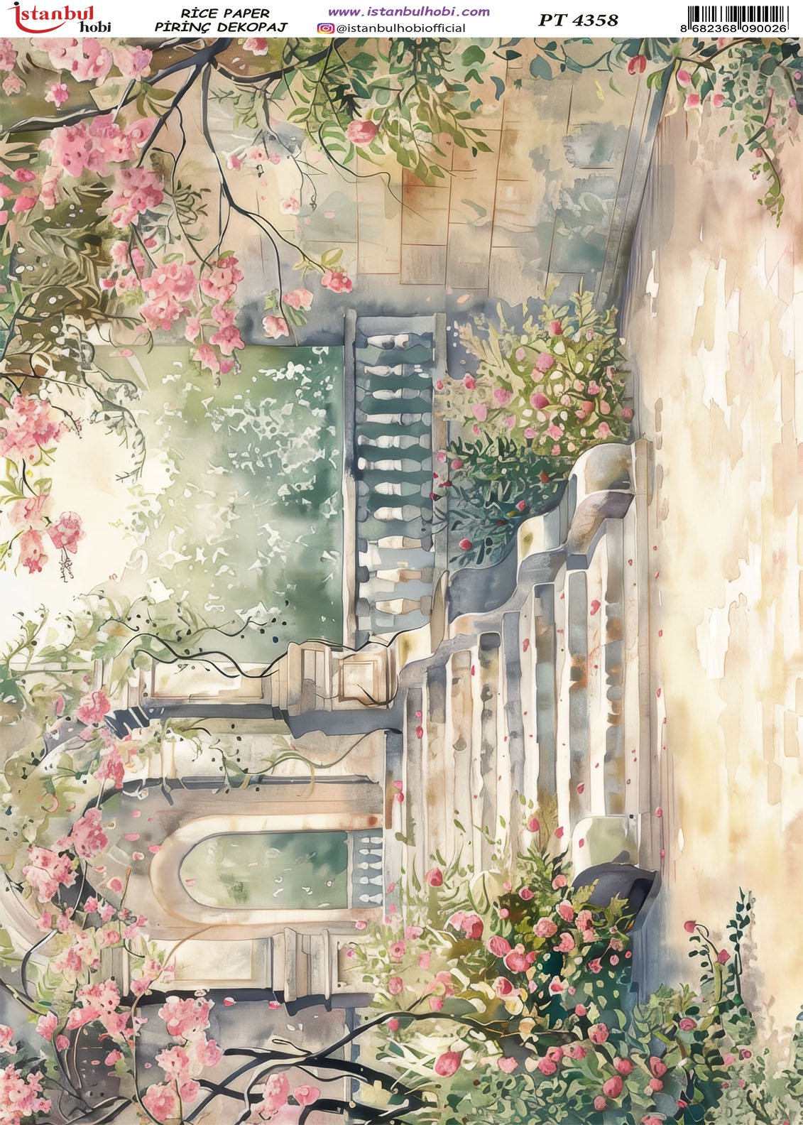 Pirinç Dekopaj Kağıdı 30x42cm PT-4358