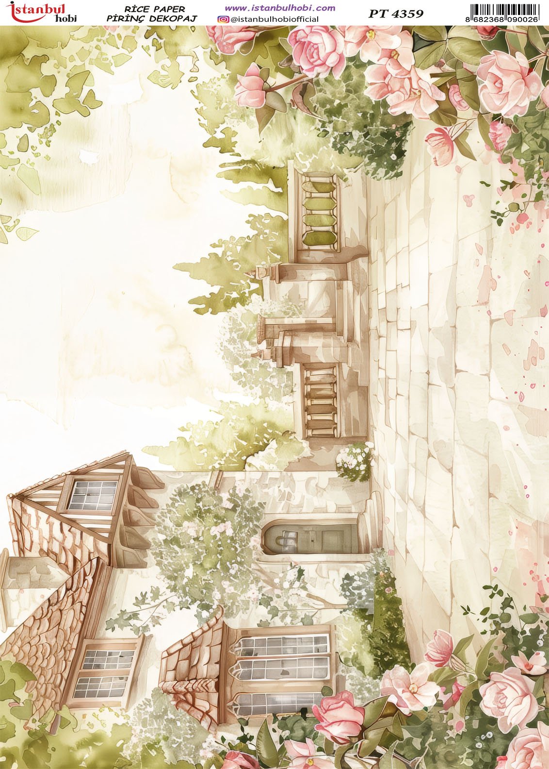 Pirinç Dekopaj Kağıdı 30x42cm PT-4359