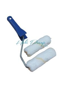 Parmak Rulo Fırça 10cm +1 Yedekli