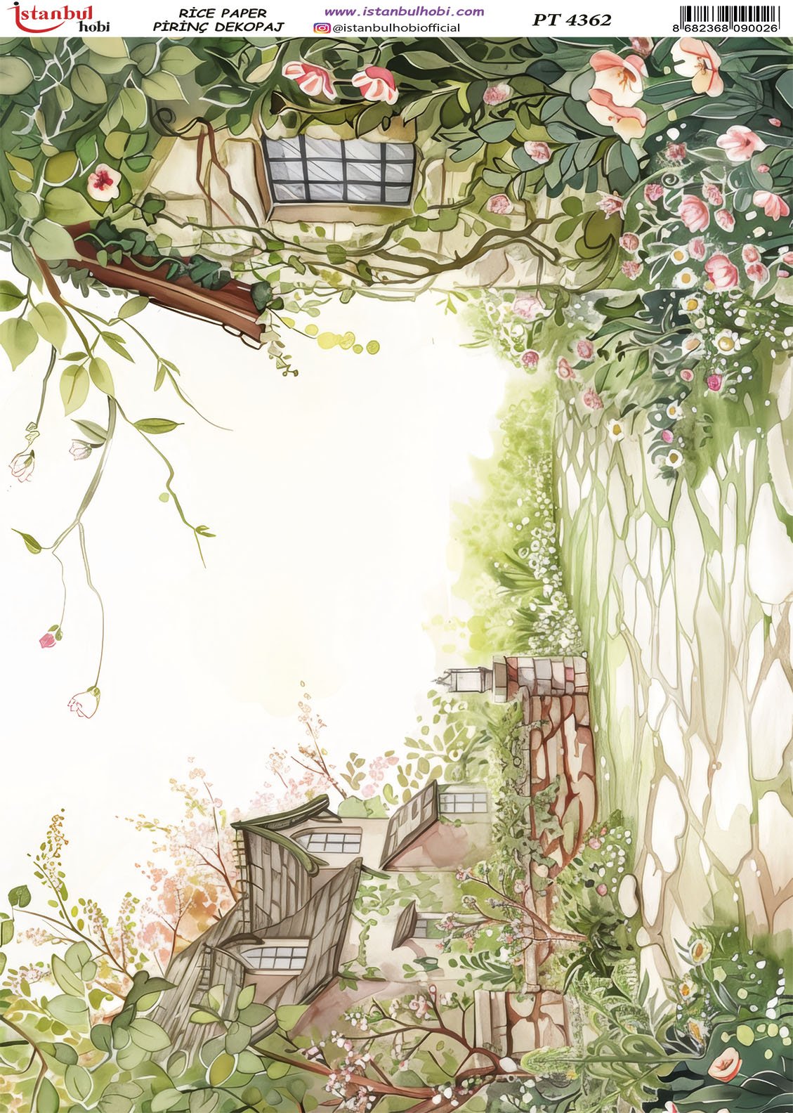 Pirinç Dekopaj Kağıdı 30x42cm PT-4362