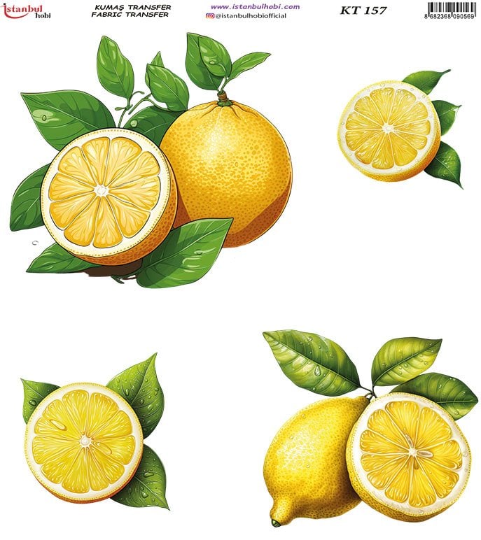 Kumaş Transfer Kağıdı 20x20cm KT-157