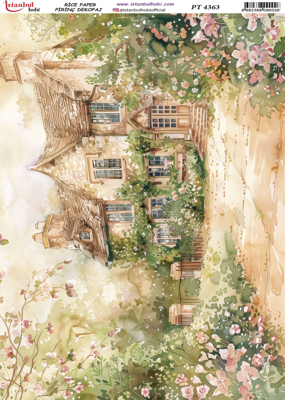 Pirinç Dekopaj Kağıdı 30x42cm PT-4363