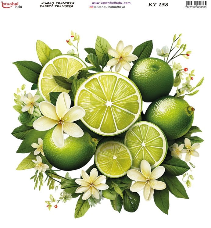 Kumaş Transfer Kağıdı 20x20cm KT-158