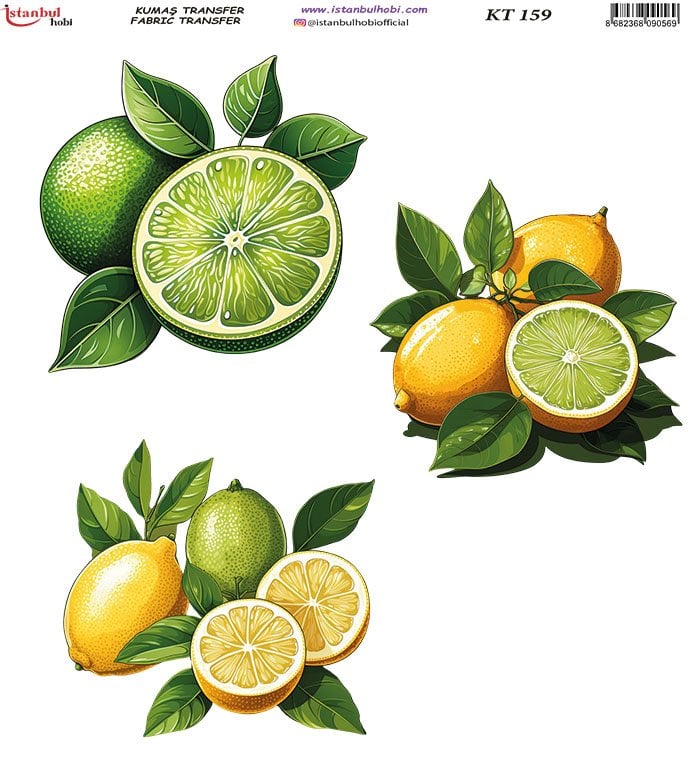 Kumaş Transfer Kağıdı 20x20cm KT-159