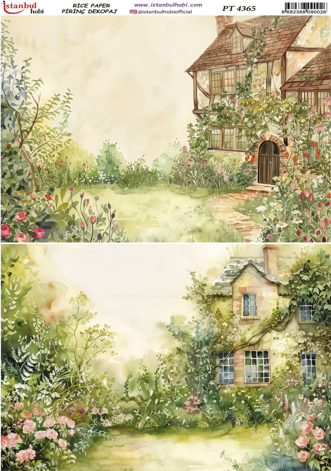 Pirinç Dekopaj Kağıdı 30x42cm PT-4365