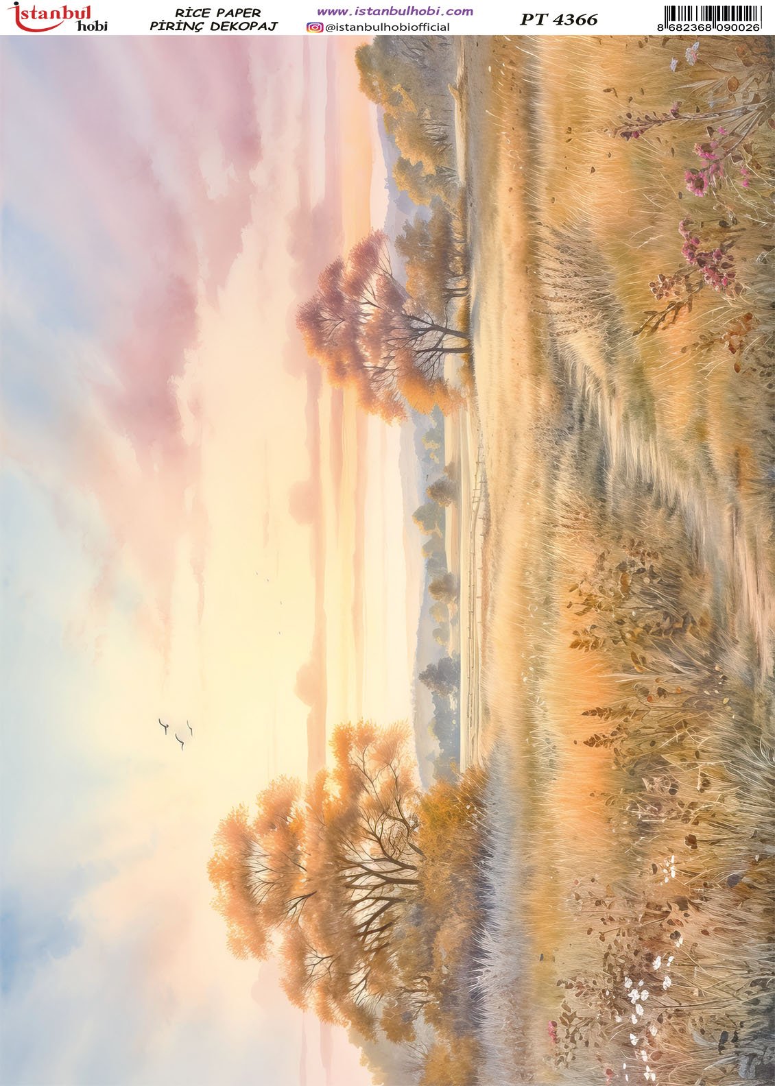 Pirinç Dekopaj Kağıdı 30x42cm PT-4366