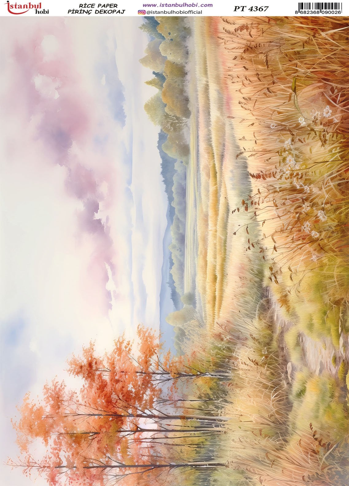 Pirinç Dekopaj Kağıdı 30x42cm PT-4367