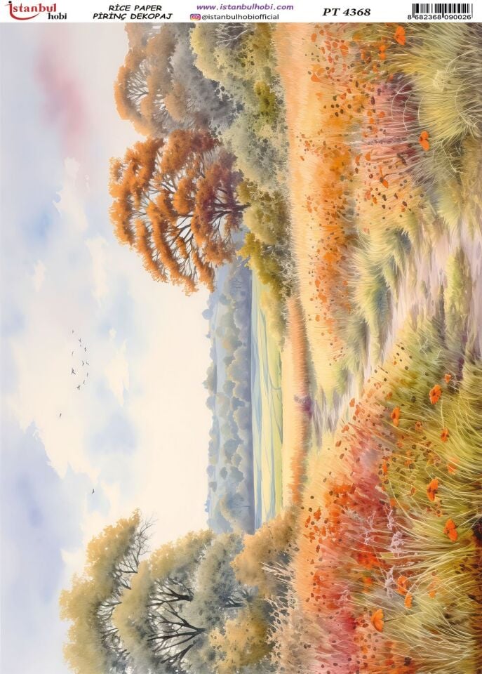 Pirinç Dekopaj Kağıdı 30x42cm PT-4368