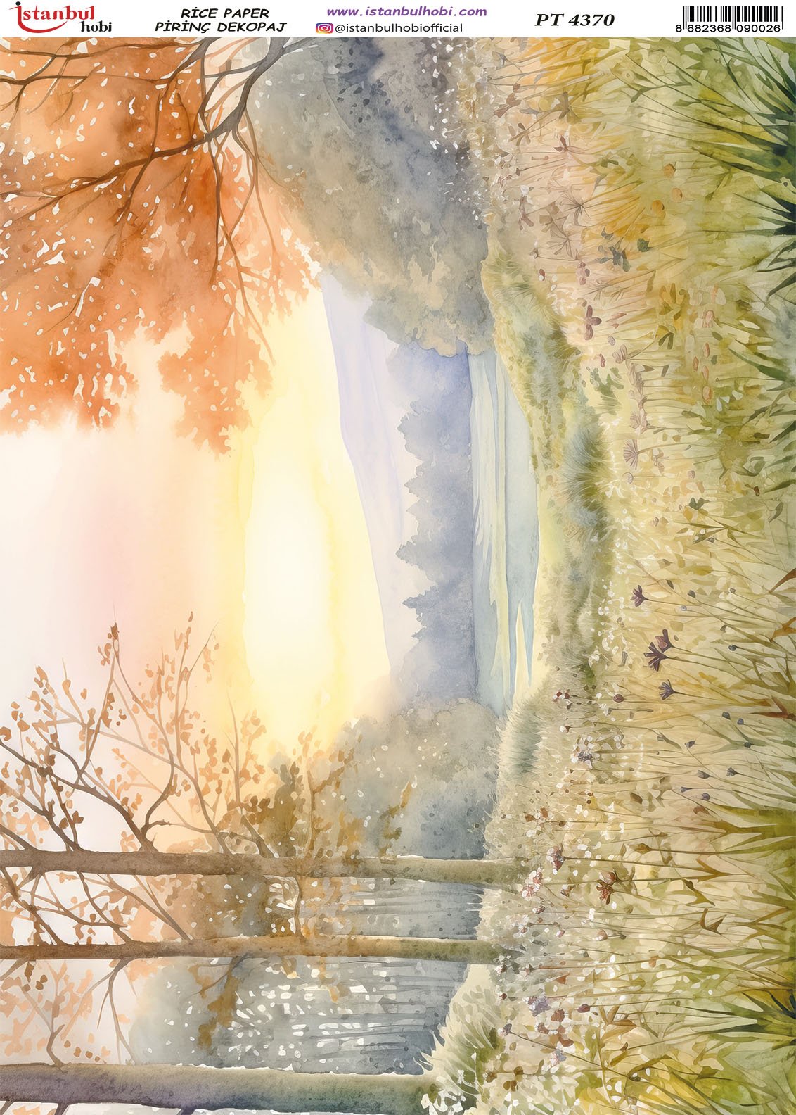 Pirinç Dekopaj Kağıdı 30x42cm PT-4370