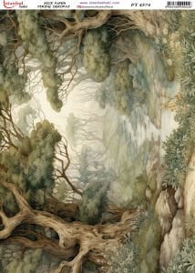 Pirinç Dekopaj Kağıdı 30x42cm PT-4374