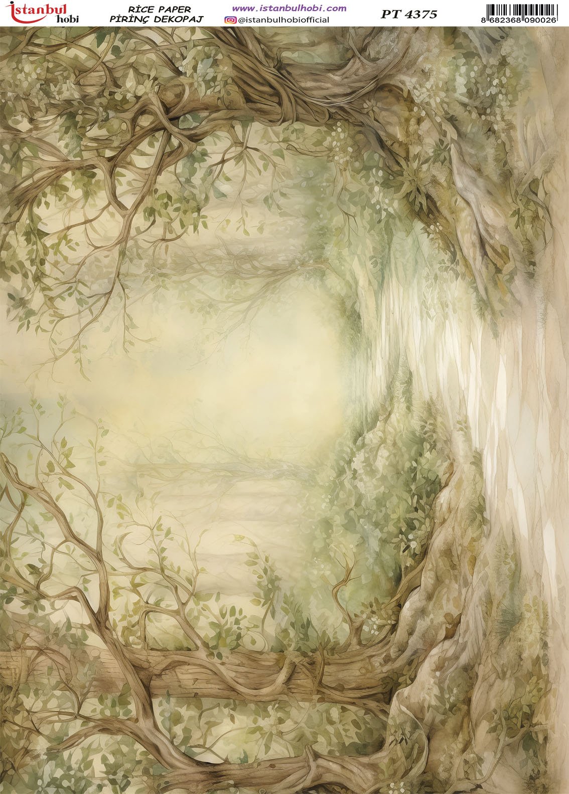 Pirinç Dekopaj Kağıdı 30x42cm PT-4375