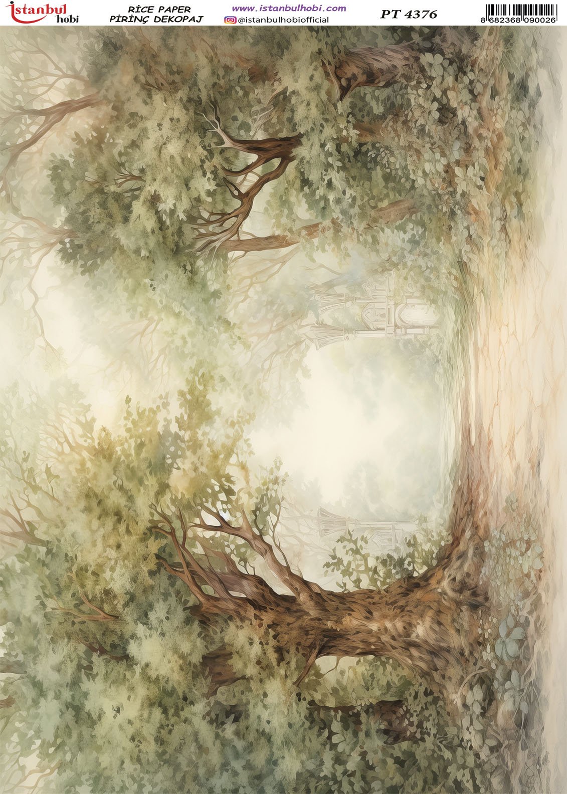 Pirinç Dekopaj Kağıdı 30x42cm PT-4376
