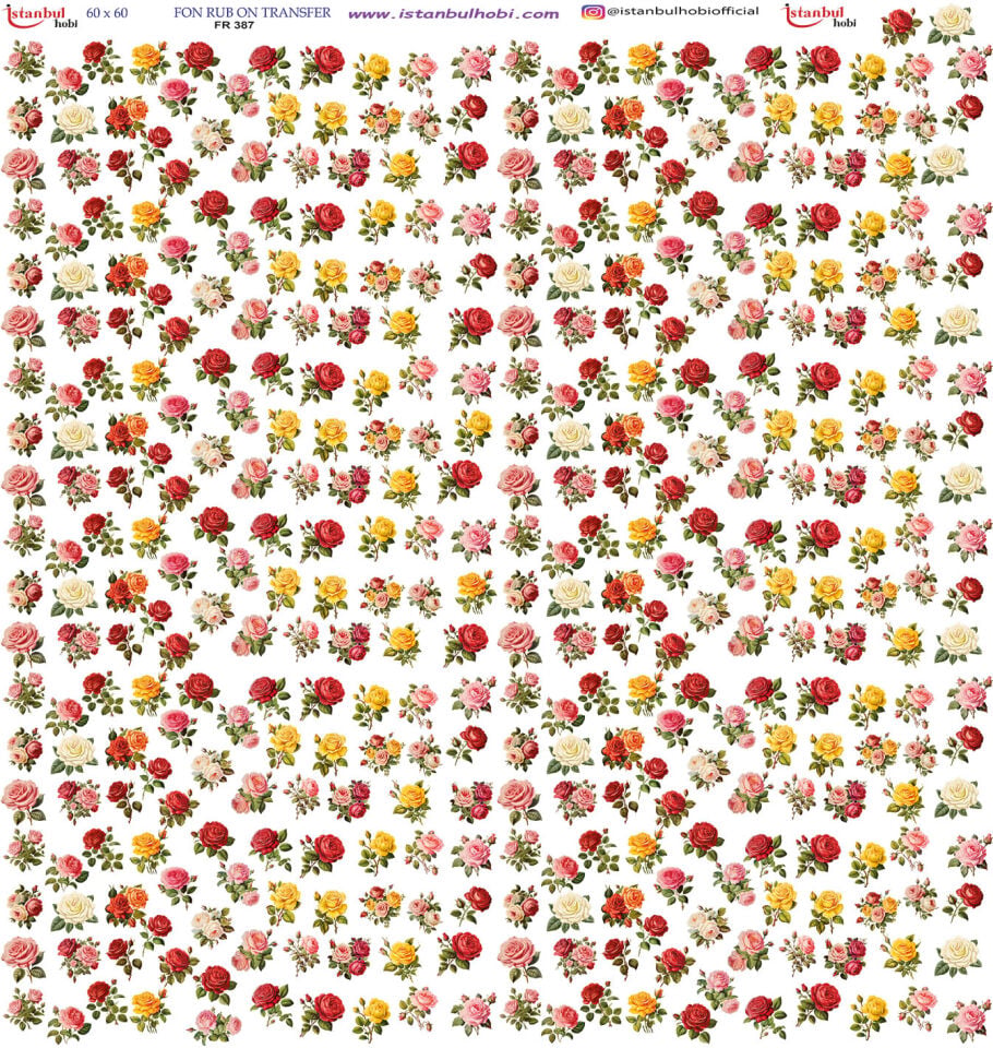 Fon Rub On Transfer 60x60cm FR387
