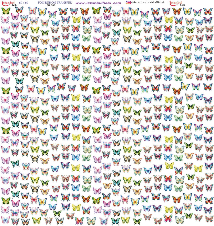 Fon Rub On Transfer 60x60cm FR388