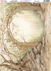 Pirinç Dekopaj Kağıdı 30x42cm PT-4378