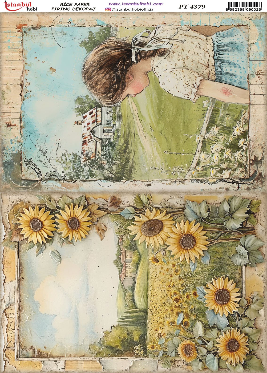 Pirinç Dekopaj Kağıdı 30x42cm PT-4379