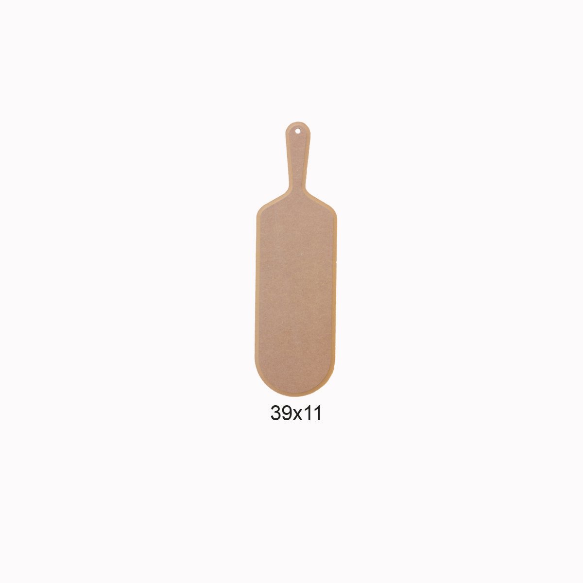 Ahşap Uzun Oval Sunumluk 39x11cm L128
