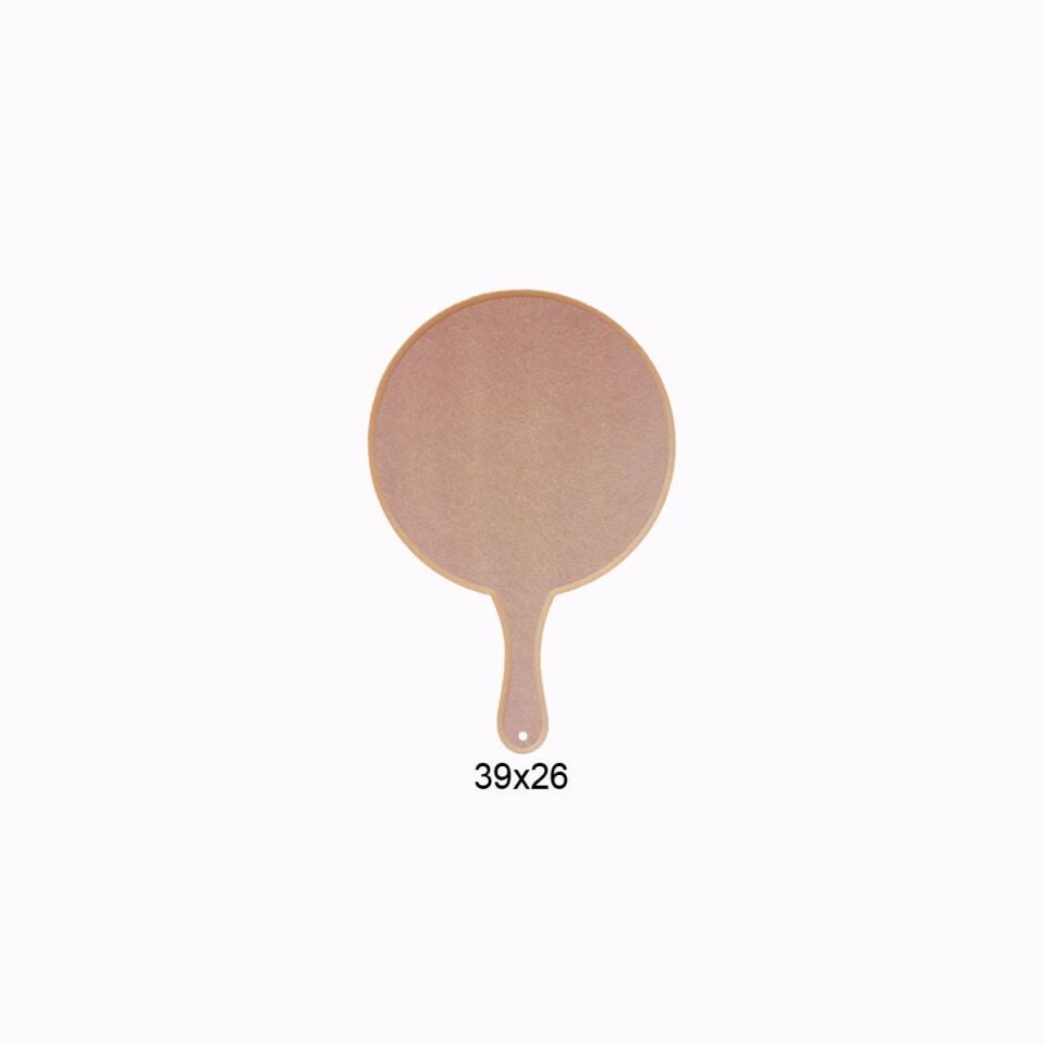 Ahşap Yuvarlak Sunumluk 39x26cm L124