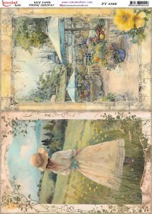 Pirinç Dekopaj Kağıdı 30x42cm PT-4388