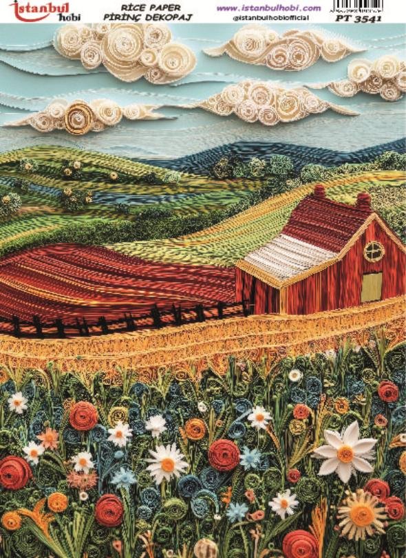 Pirinç Dekopaj Kağıdı 30x42cm PT-3541