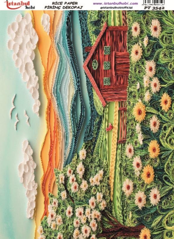 Pirinç Dekopaj Kağıdı 30x42cm PT-3542