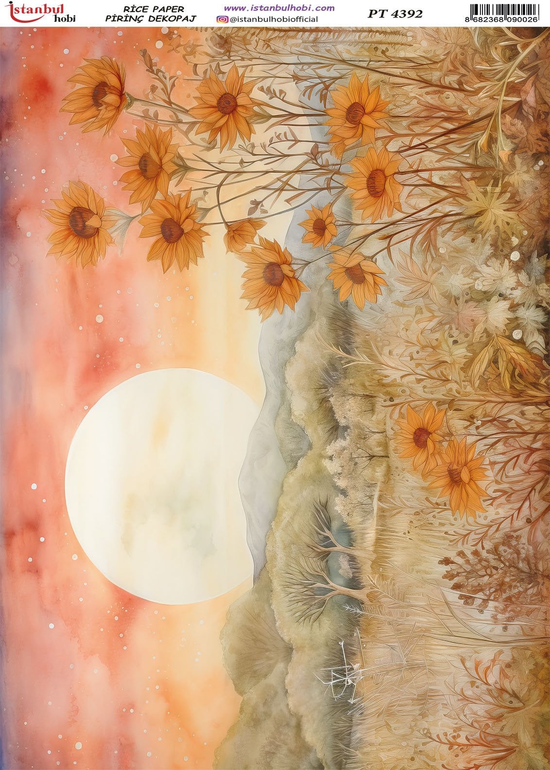 Pirinç Dekopaj Kağıdı 30x42cm PT-4392