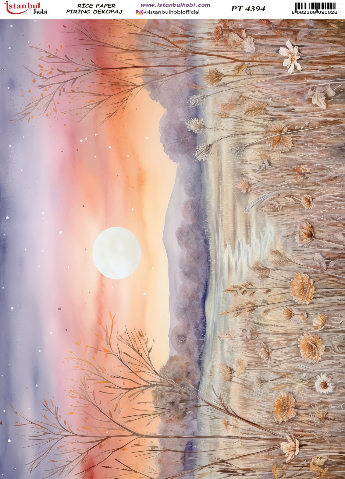 Pirinç Dekopaj Kağıdı 30x42cm PT-4394
