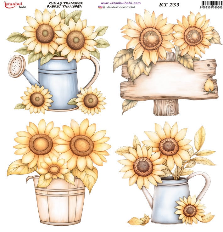 Kumaş Transfer Kağıdı 20x20cm KT-233