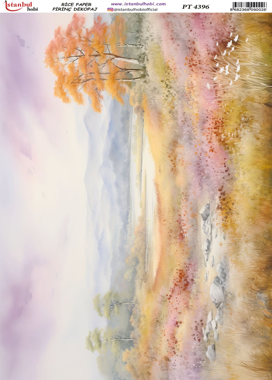 Pirinç Dekopaj Kağıdı 30x42cm PT-4396