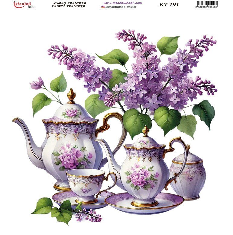 Kumaş Transfer Kağıdı 20x20cm KT-191
