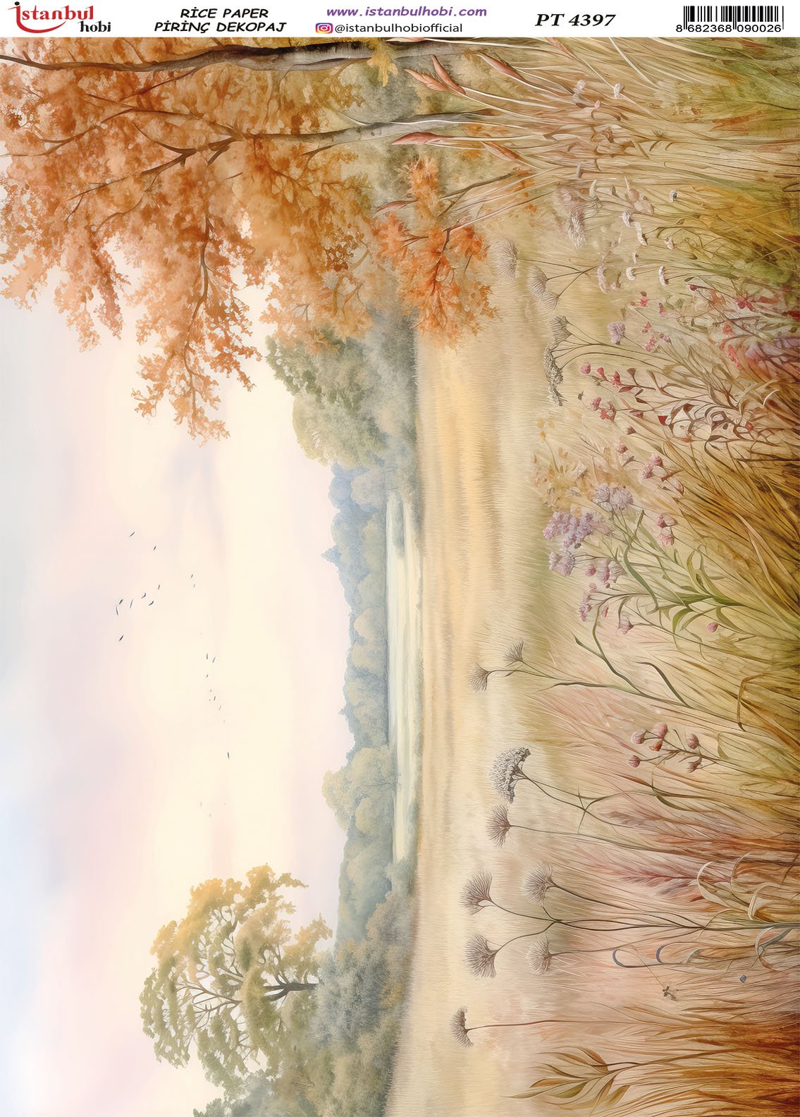 Pirinç Dekopaj Kağıdı 30x42cm PT-4397