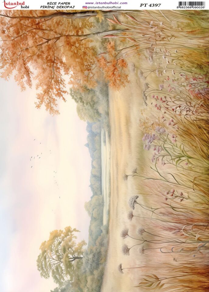 Pirinç Dekopaj Kağıdı 30x42cm PT-4397