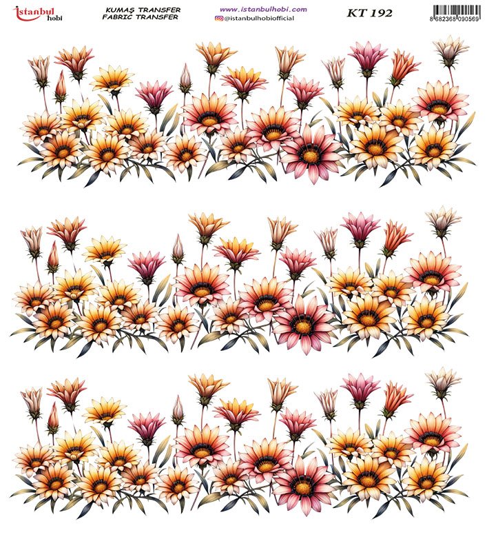 Kumaş Transfer Kağıdı 20x20cm KT-192