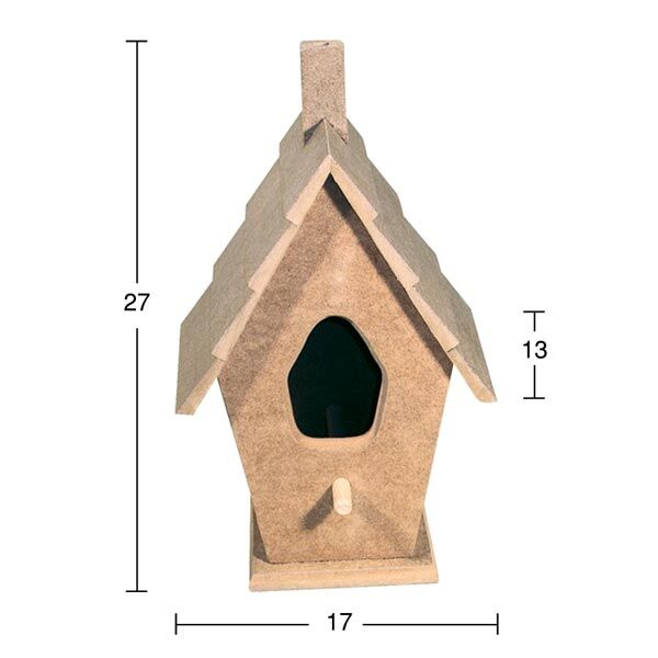 Ahşap Orta Boy Kuş Evi KU238