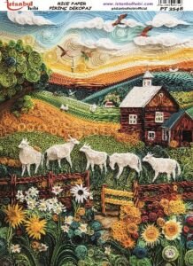 Pirinç Dekopaj Kağıdı 30x42cm PT-3548
