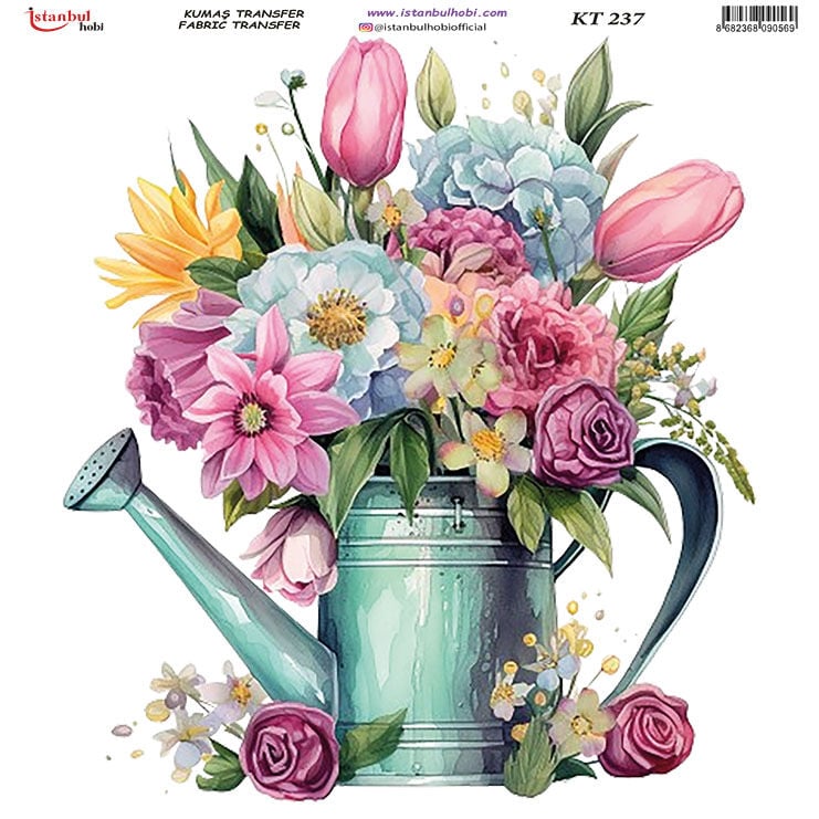 Kumaş Transfer Kağıdı 20x20cm KT-237