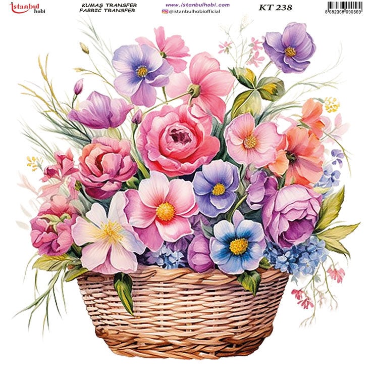 Kumaş Transfer Kağıdı 20x20cm KT-238