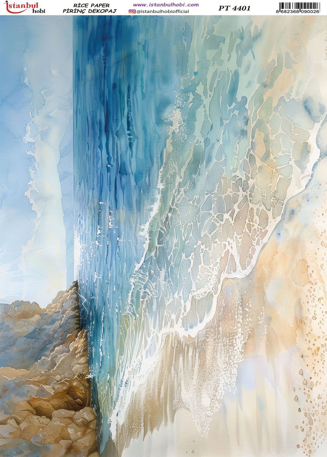 Pirinç Dekopaj Kağıdı 30x42cm PT-4401