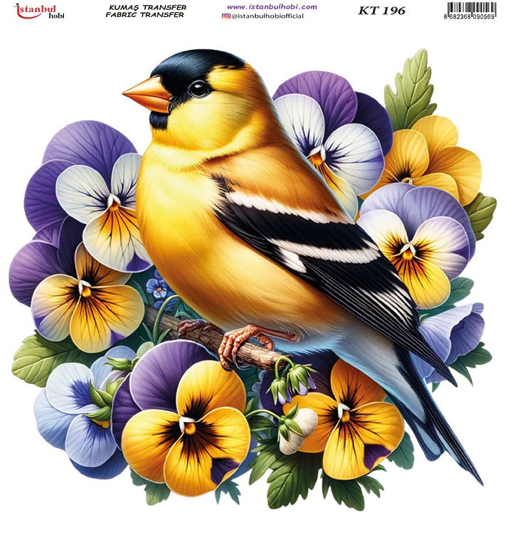 Kumaş Transfer Kağıdı 20x20cm KT-196